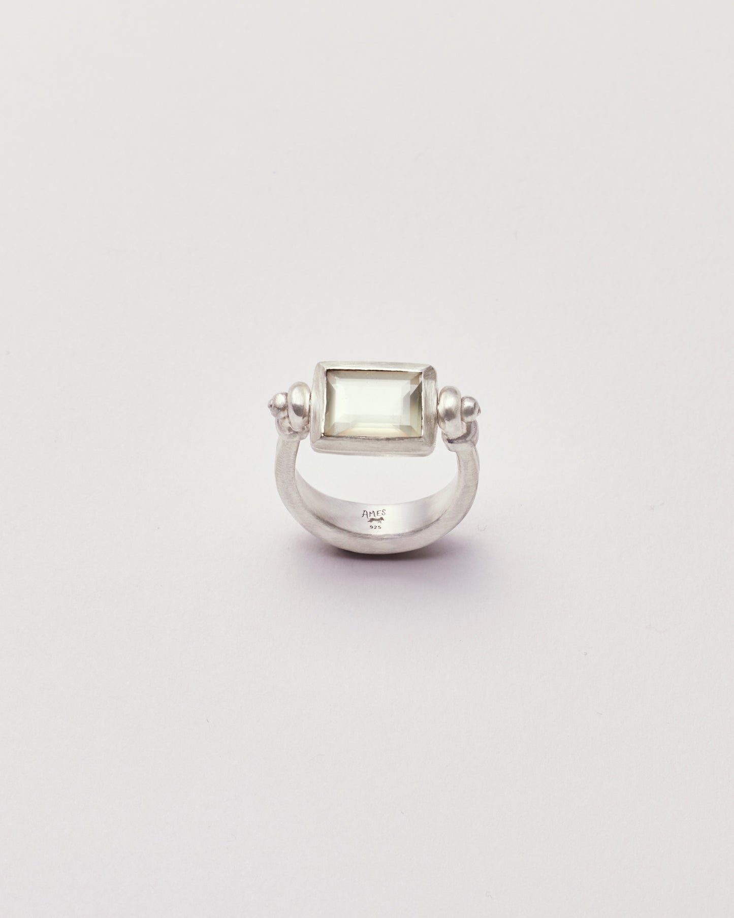 Green Moonstone Sling Ring