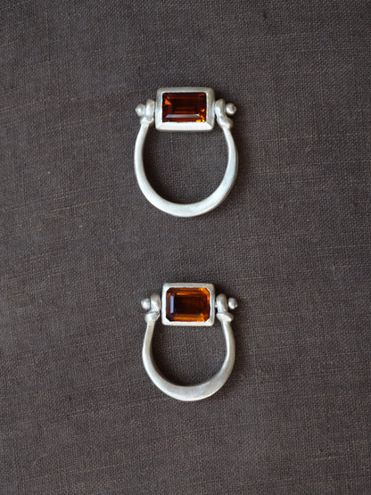 Sling Ring - Madeira Citrine