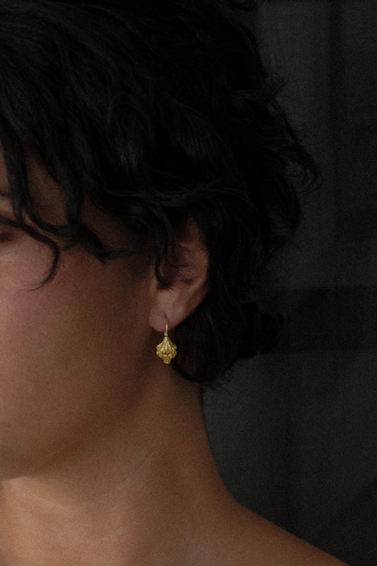 Little Seed Pod Earrings • 14k