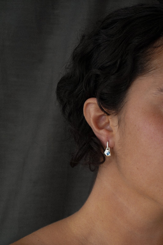 Bosc Drop Earrings- Sapphire Mix