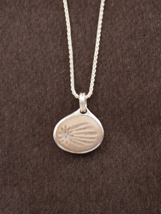 Shooting Star Pebble Pendant