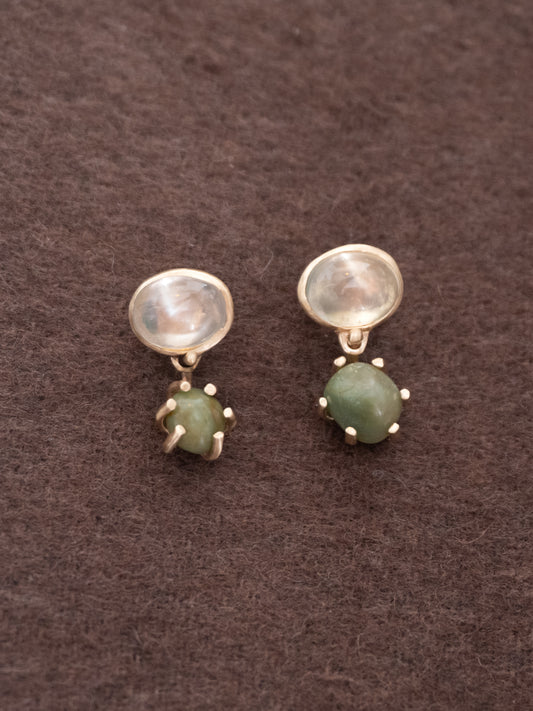 Moonstone Rock Collection Earrings